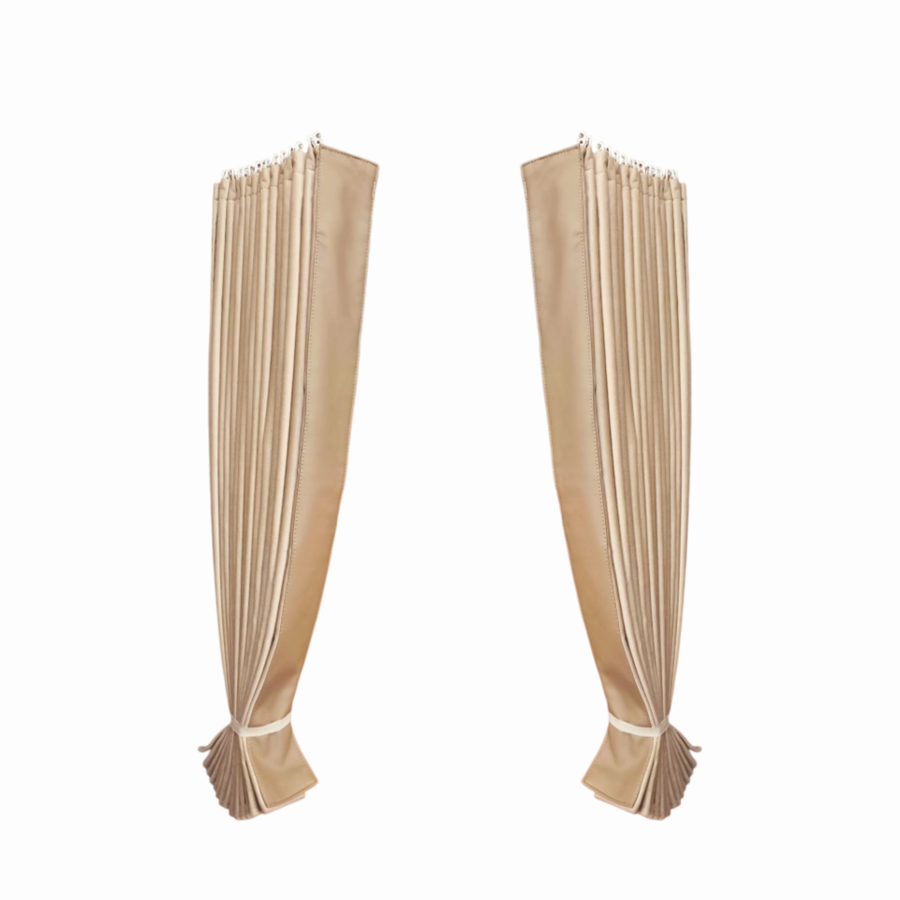 Pleated curtains for truck cabin - set, TIR