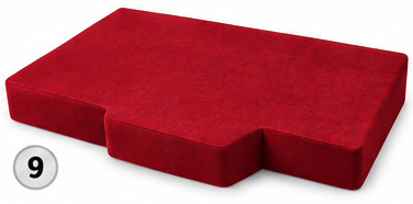 MATTRESS COVER FOR VOLVO FH4/FH5 - color Red